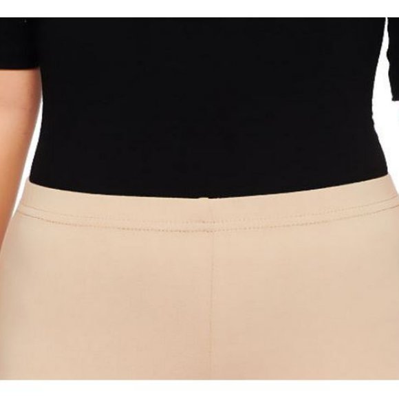 Women with Control Pull-on Stretch Pedal Pushers - Picture 2 of 3